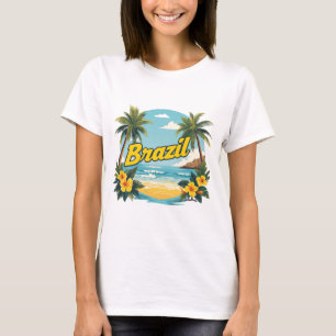 Brazil Beach Women's T-Shirt Tropical  Summer Vaca