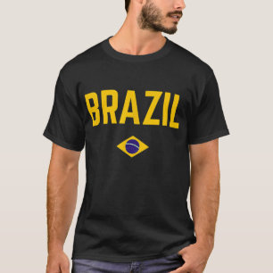 BRAZIL BRASIL Flag Men Women Kids BRAZIL T-Shirt