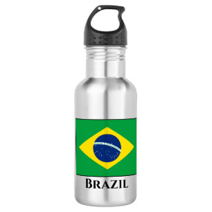 Brazil (Brazilian) Flag 532 Ml Water Bottle
