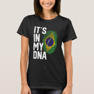 Brazil Brazilian Flag Heritage T-Shirt