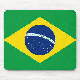 Brazil (Brazilian) Flag Mouse Mat