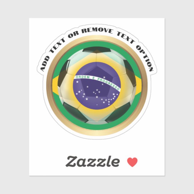 Brazil Brazilian Flag Soccer Ball  (Sheet)