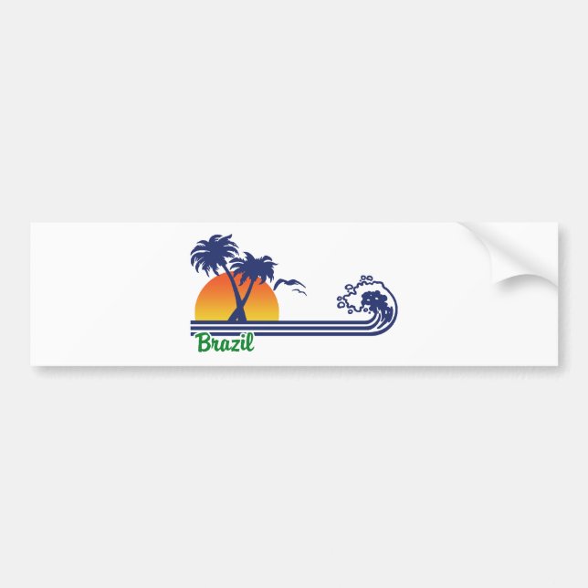 Brazil Bumper Sticker (Front)