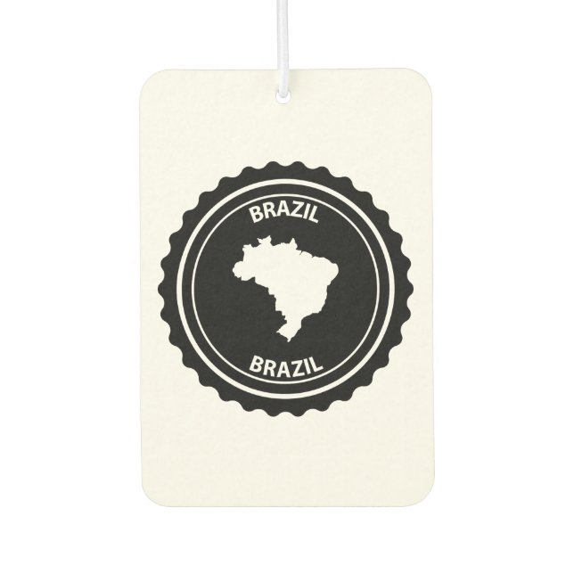 Brazil Car Air Freshener (Front)