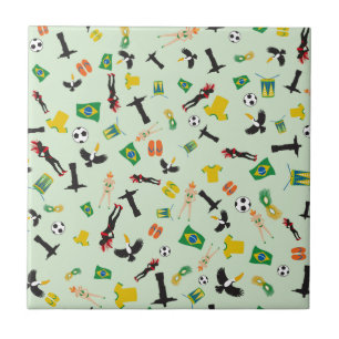 Brazil- Carnival in Rio de Janeiro Tile