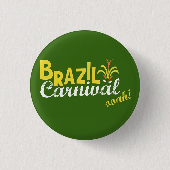 Brazil Carnival ooah! 3 Cm Round Badge (Front)