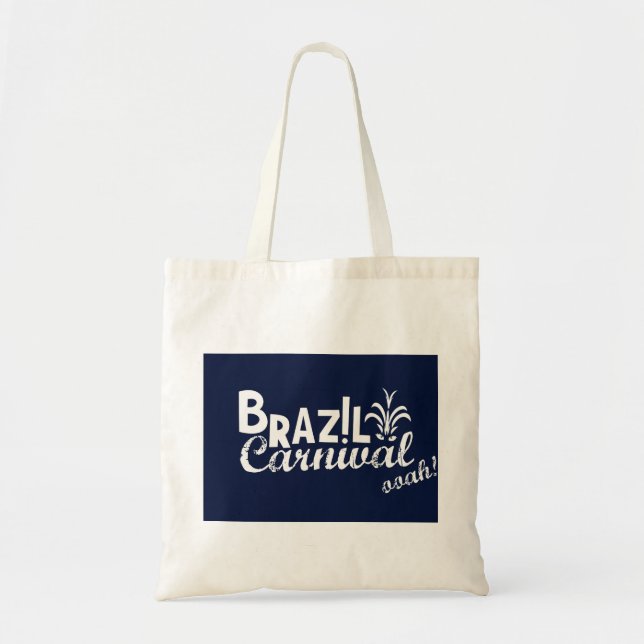 Brazil Carnival ooah! Shopping Blue Tote Bag (Front)