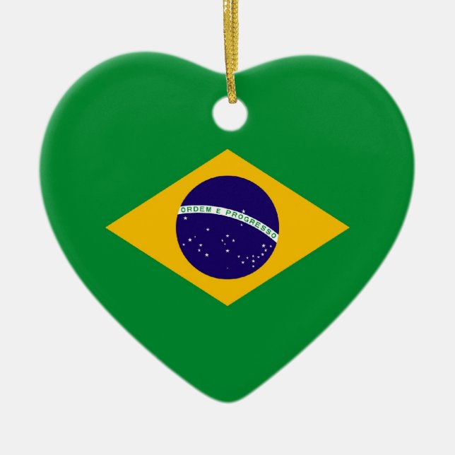 BRAZIL CERAMIC TREE DECORATION (Front)