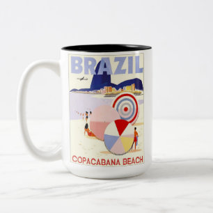 BRAZIL COPACABANA Two-Tone COFFEE MUG