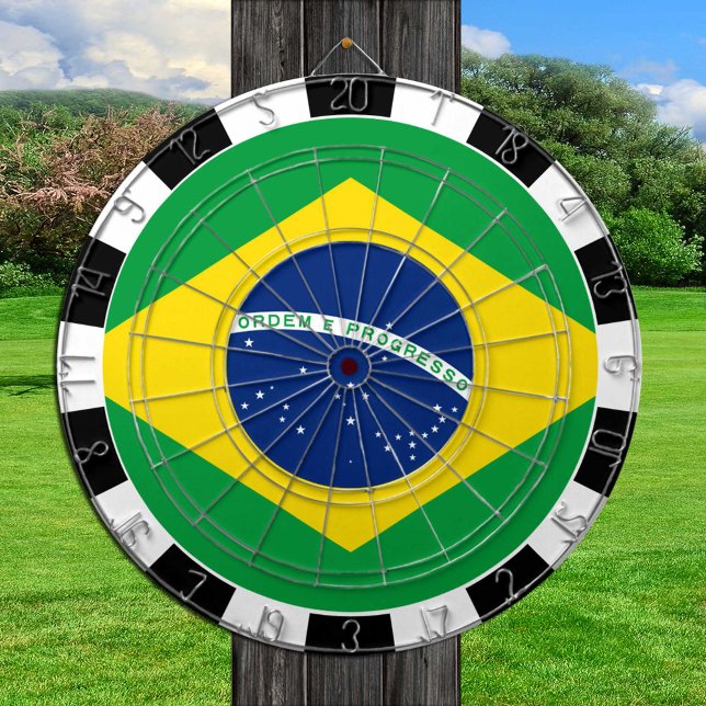 Brazil Dartboard & Brazilian Flag / game board (Creator Uploaded)