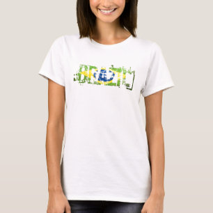 Brazil Distressed Flag Tank Top