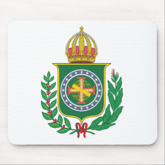 Brazil Empire Coat of Arms Mouse Mat
