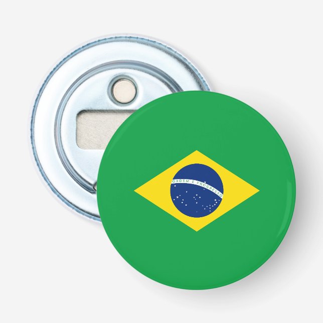 Brazil flag bottle opener (Front)