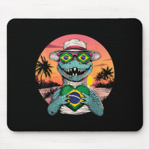 Brazil Flag Brazilian Roots Brasilian Pride Brasil Mouse Mat