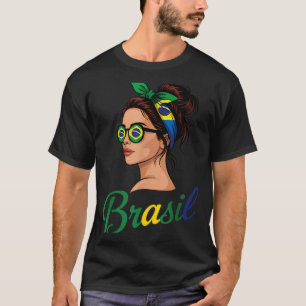 Brazil Flag Brazilian Roots Brasilian Pride Brasil T-Shirt
