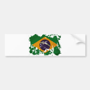 Brazil Flag Bumper Sticker
