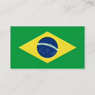 brazil flag business card