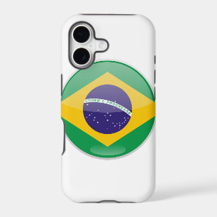 Brazil Flag Button