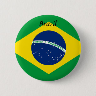 Brazil Flag Button