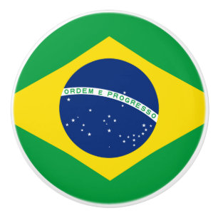 Brazil flag Ceramic Pull