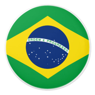 Brazil flag Ceramic Pull