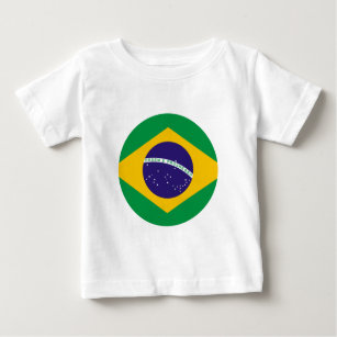 Brazil Flag Circle The MUSEUM Zazzle Baby T-Shirt