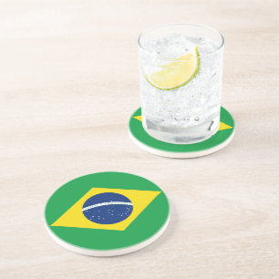 Brazil Flag Coaster