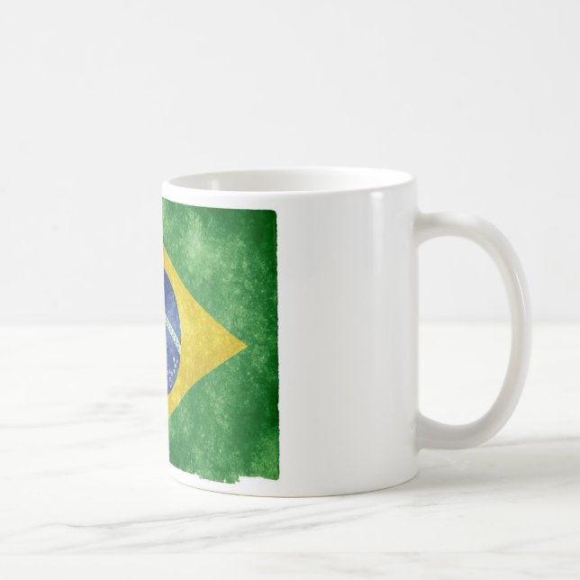 Brazil Flag Coffee Mug (Right)