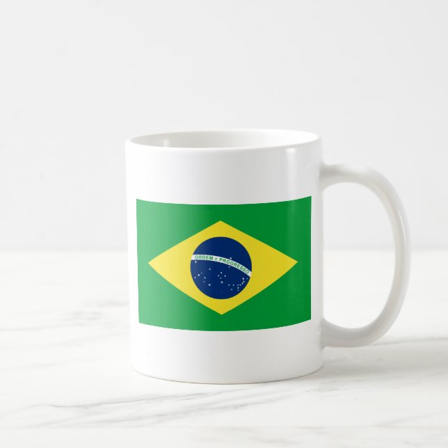 brazil flag coffee mug (Right)