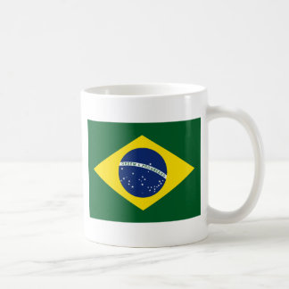 Brazil flag coffee mug