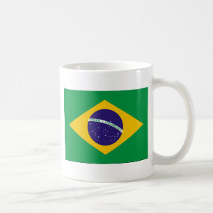 Brazil flag coffee mug