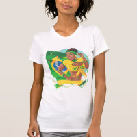 Brazil Flag Fan