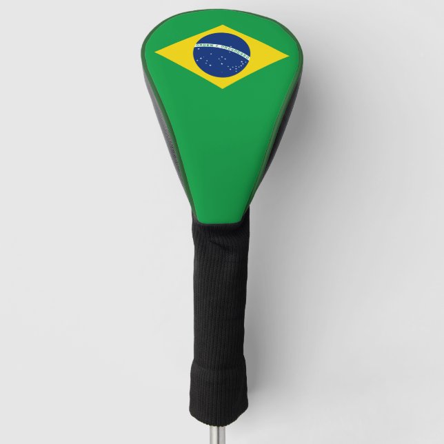Brazil flag Golf Head Cover (Front)