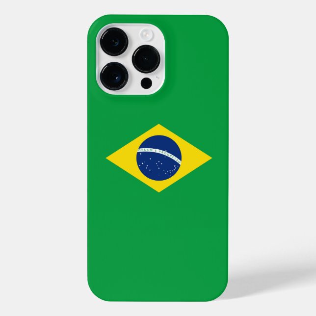 Brazil flag iPhone case (Back)