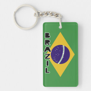 Brazil  Flag  Key Ring