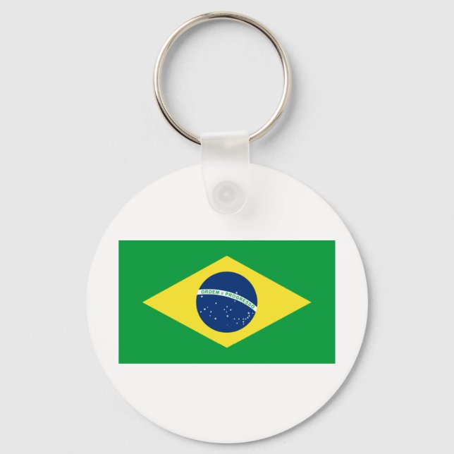 brazil flag key ring (Front)