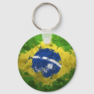 Brazil-Flag- Key Ring