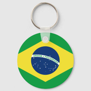 brazil flag key ring