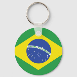 Brazil Flag Key Ring