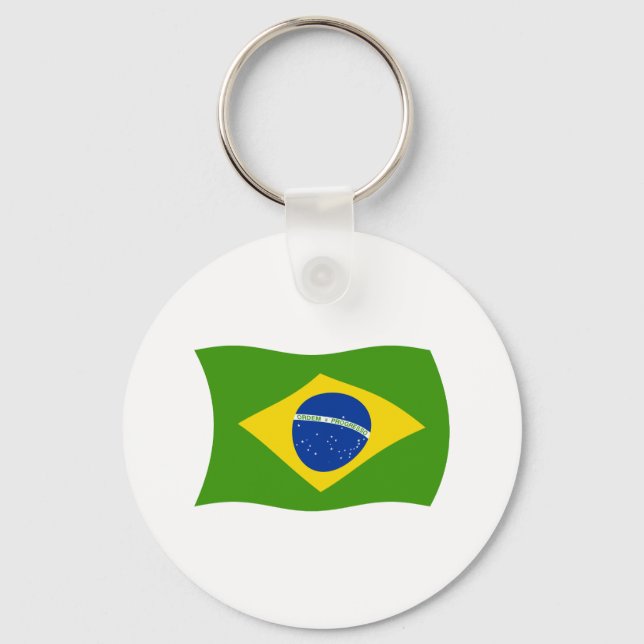 Brazil Flag Keychain (Front)