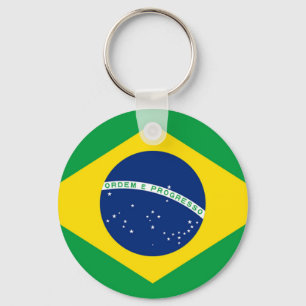 Brazil Flag Keychain