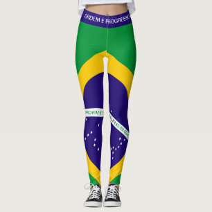Brazil Flag Leggings