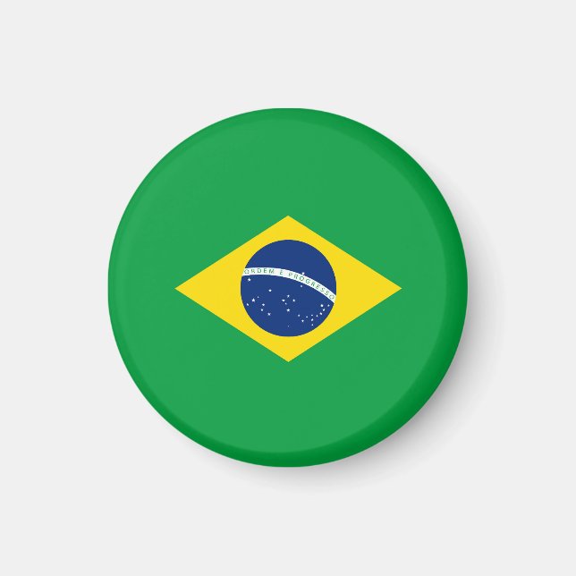 Brazil flag magnet (Front)