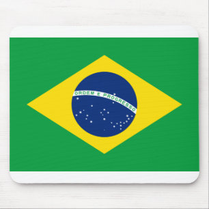 Brazil Flag Mouse Mat