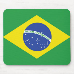 Brazil Flag Mouse Mat