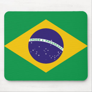 Brazil Flag Mouse Mat