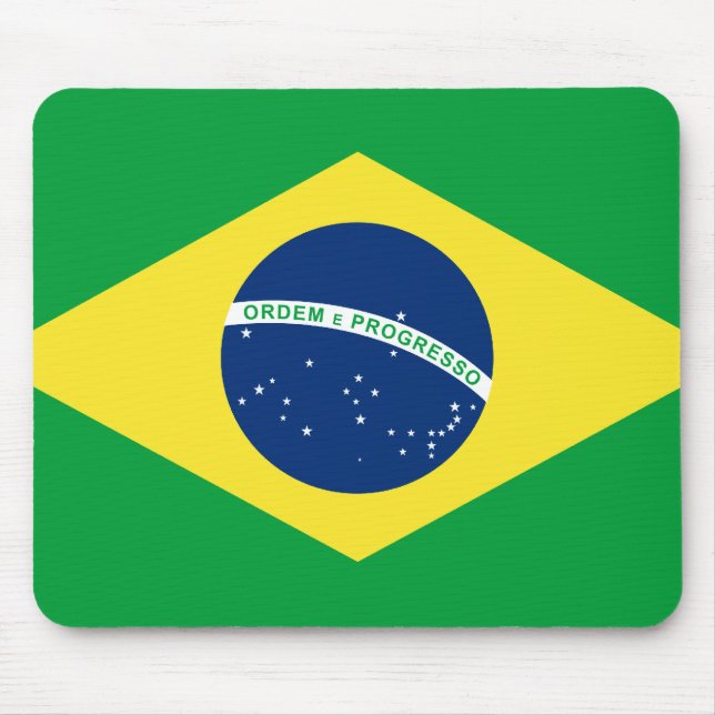 brazil flag mouse mat (Front)