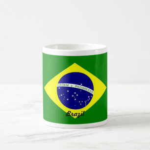 Brazil flag mug