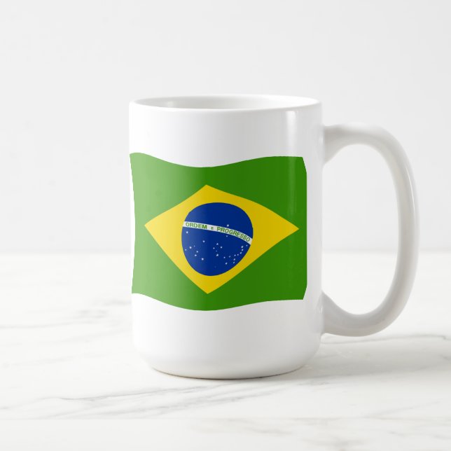 Brazil Flag Mug (Right)