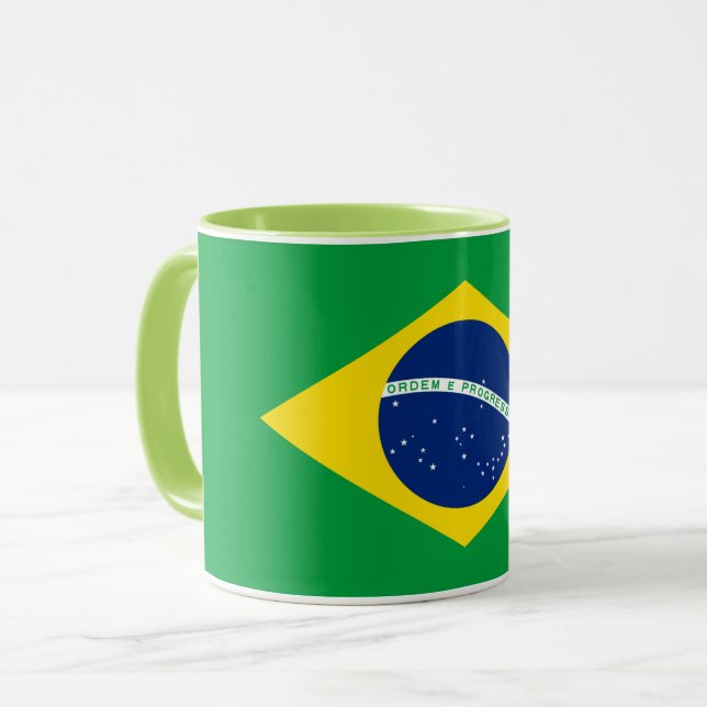 Brazil flag Mug (Front Left)